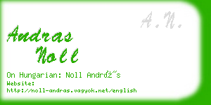 andras noll business card